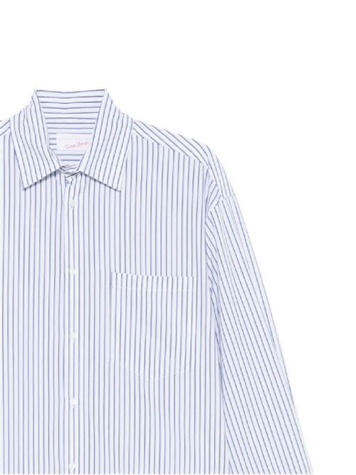 CAMICIA CIAO AMOREBIANCA E BLU RICAMO GRANDE GIADA BENINCASA | S25T200103